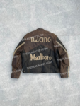 Marlboro Leather Racing 1990s Black Jacket