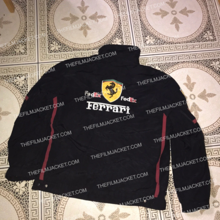 Marlboro Motosport Ferrari F1 Racing Nascar Black Jacket