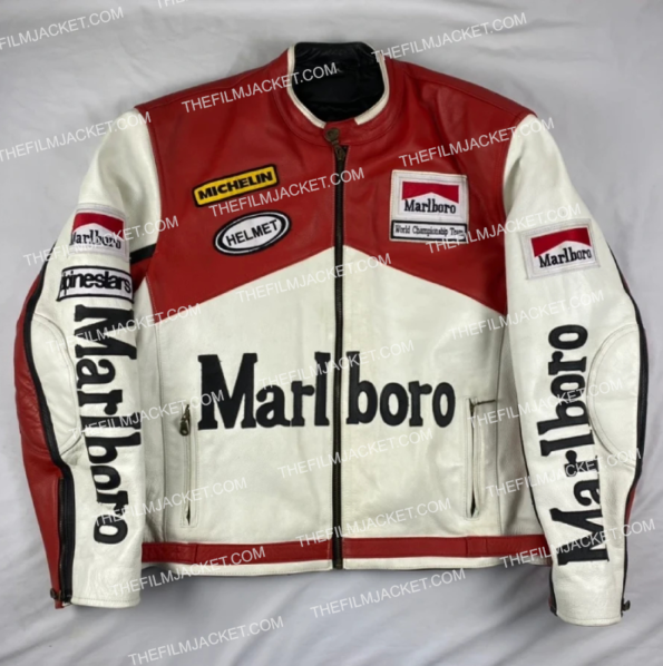 Marlboro Vintage Leather Racing Jacket - The Film Jacket