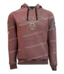 Top Gun 3D Logo Burgundy Hoodie