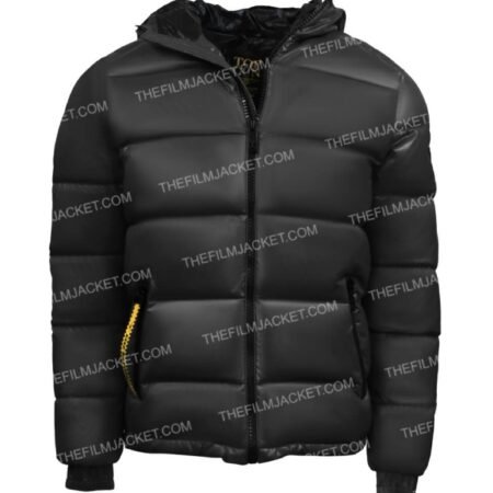 Top Gun Black Puffer Jacket