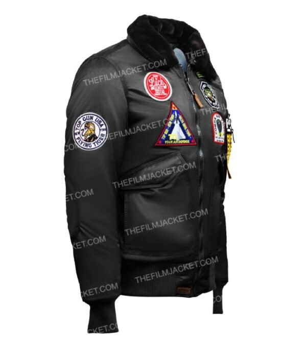 Top Gun Eagle Black Jacket