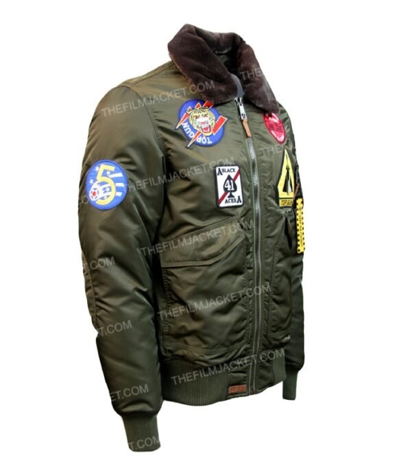 Top Gun Flying Cadet Eagle Olive Jacket