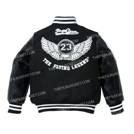 Top Gun Flying Legend Varsity Black Jacket