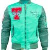 Top Gun Green Stadium Varsity Jacket