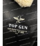 Top Gun Insignia Leather Jacket