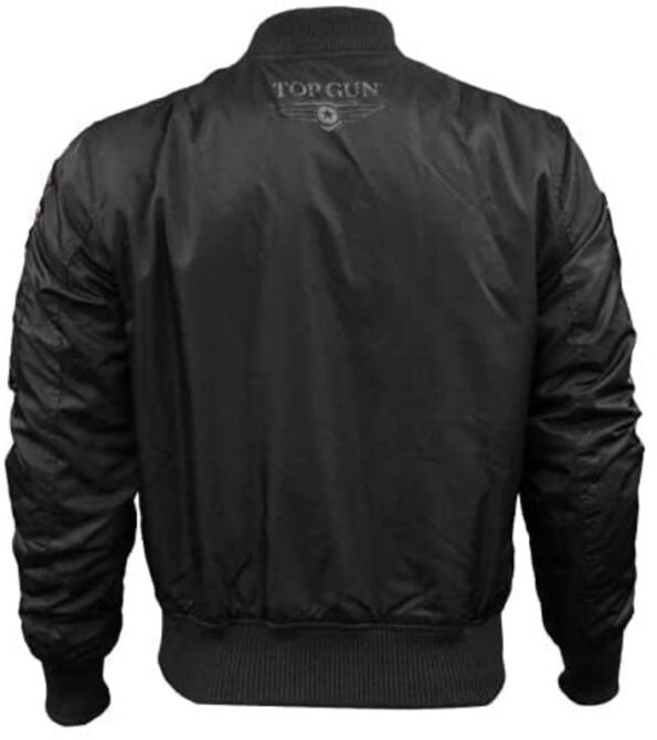 Top Gun MA-1 Nylon Black Jacket