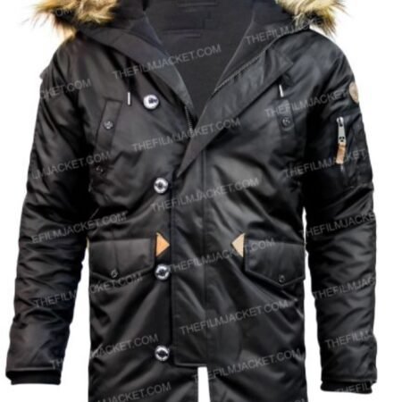 Top Gun Military Black N-3B Parka