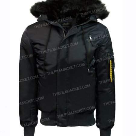 Top Gun N-2B Nylon Black Jacket