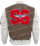 Top Gun Brown Stadium Varsity Jacket