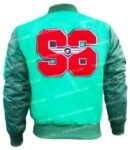 Top Gun Green Stadium Varsity Jacket