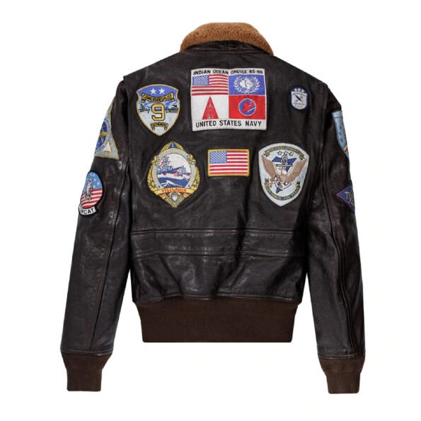 Top Gun Tom Cruise Brown Jacket