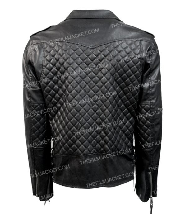 Top Gun Vegan Leather Moto Black Jacket