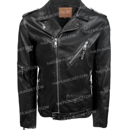 Top Gun Vegan Leather Moto Jacket