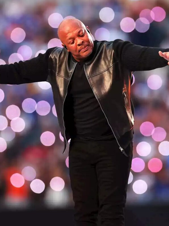 Dr.Dre Super Bowl Halftime Leather Jacket