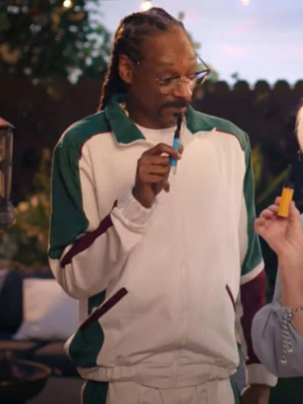 Snoop Dogg Superbowl white Jacket