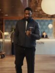 Super Bowl Idris Elba Bomber Black Jacket