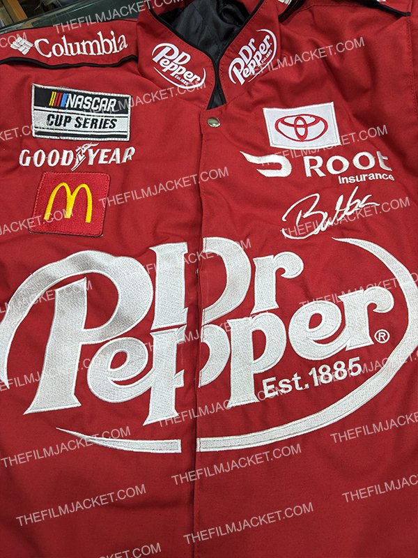 Dr Pepper Racing Red Buttoned Jackets