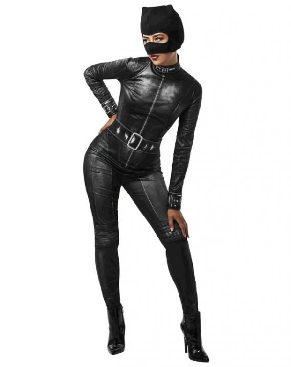 Halloween Adult Catwoman Black Costume