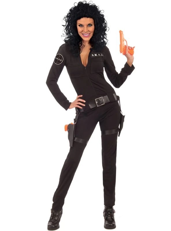 Halloween SWAT Officer Sexy Women’s Costume