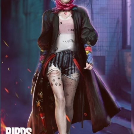 Harley Quinn Birds of Prey Black Coat