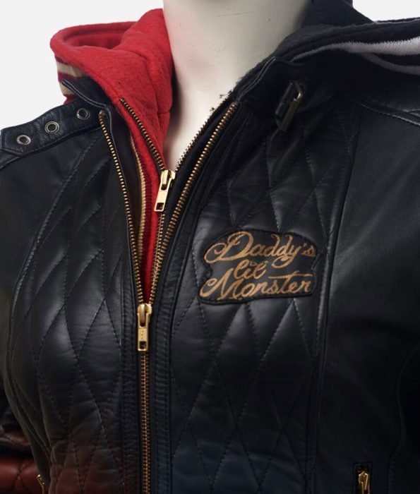 Harley Quinn Daddy’s Lil’ Monster Leather Jacket