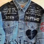 Lil Peep Custom Denim Blue Jacket