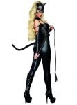 Women’s Cat Fight Sexy Black Catsuit Costume