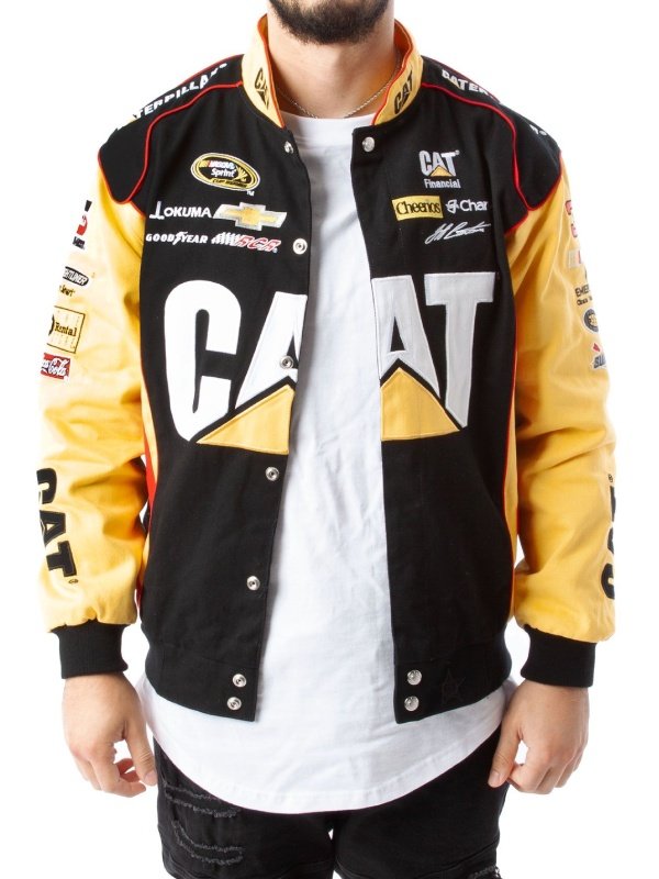 CAT Jeff Burton Nascar Racing Jackets
