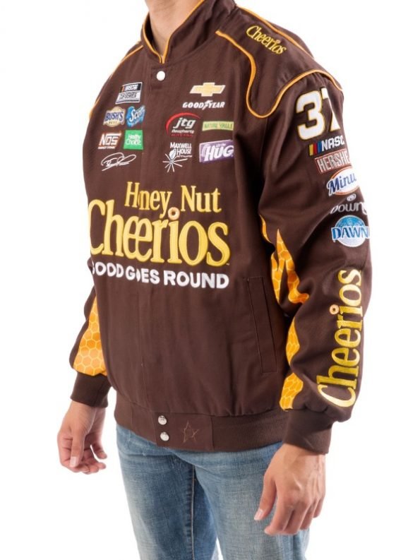 Cheerio Racing Cheerios Racing Brown Jacket - The Film Jacket