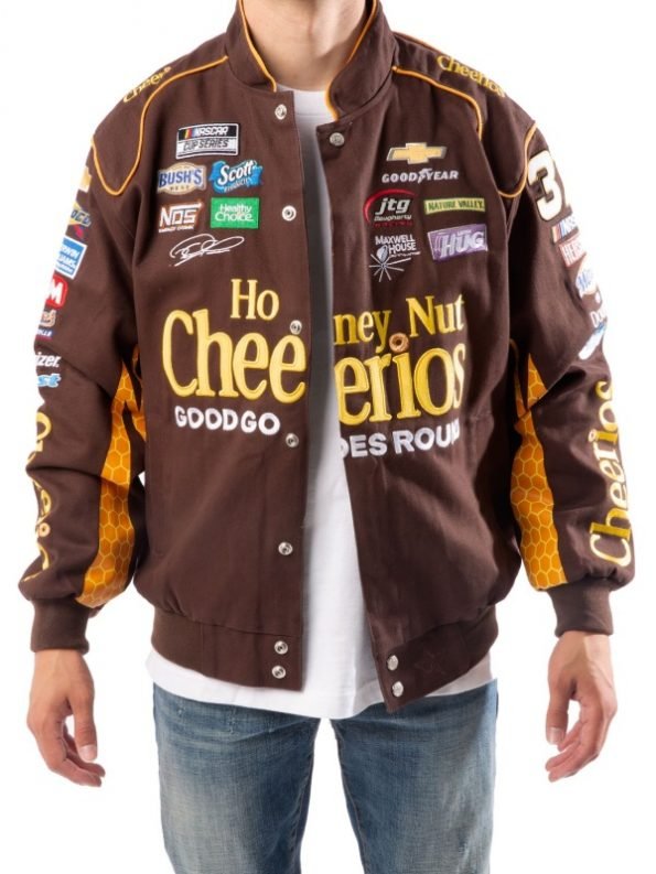 Cheerios NASCAR ジャケット Mサイズ mens-jh-design-brown-ryan-