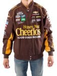 Cheerios Racing Brown Cotton Jacket