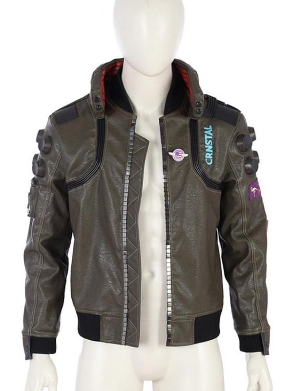 Samurai Cyberpunk 2077 Game Leather Jacket