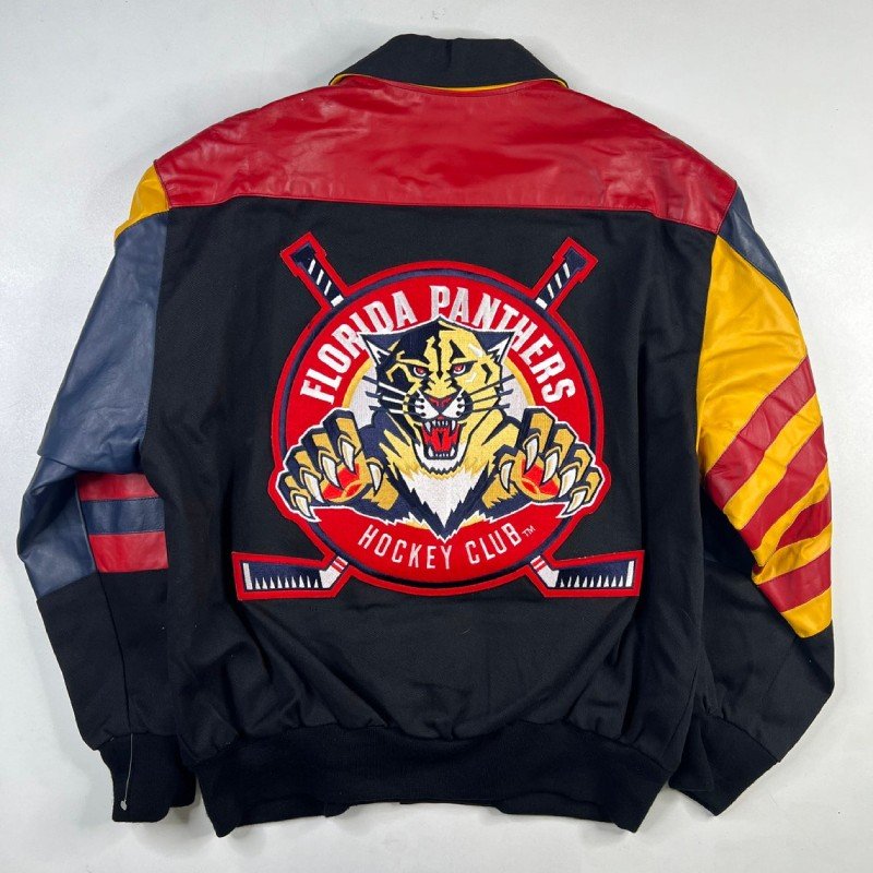 Florida Panthers Jeff Hamilton Leather Jacket