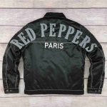 Red Peppers Black Paris Trucker Jacket