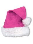 Santa’s Deluxe Pink Velvet Hat