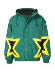 Supreme Stars Green Puffy Jacket