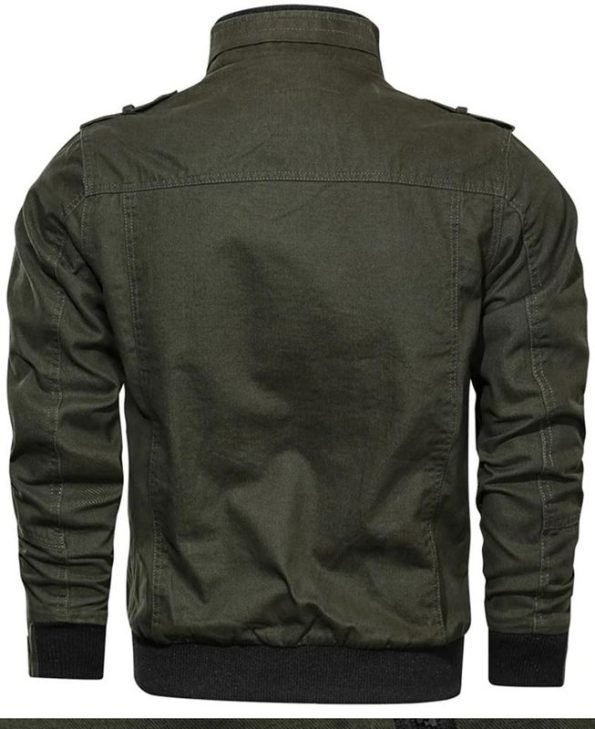 Mens Cotton Bomber G4 Jacket Olive Green The Film Jacket