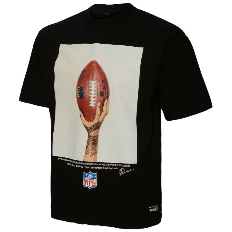 Super Bowl LVII Fenty Mitchell & Ness Unisex Black T-Shirt