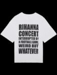 Super Bowl LVII Rihanna White T-shirt