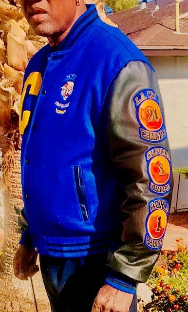 Crenshaw 50th Anniversary Blue Dynasty Leather Jackets