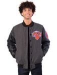 New York Knicks NBA Full-Zip Classic Varsity Jacket