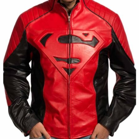 Kryptonian Legacy Red & Black Jacket – Smallville Superman Edition