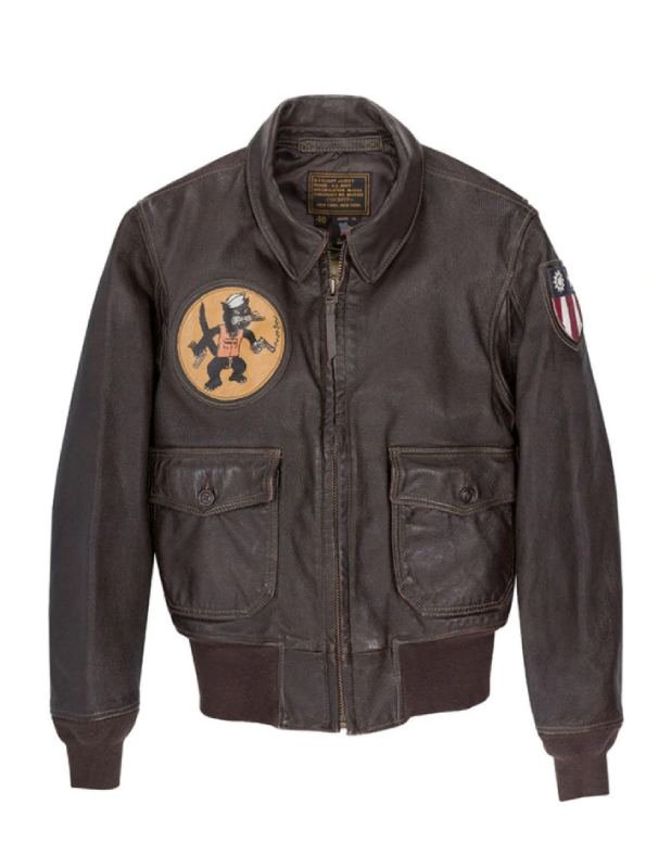 G-1 USA Black Eagle USN Leather Jacket