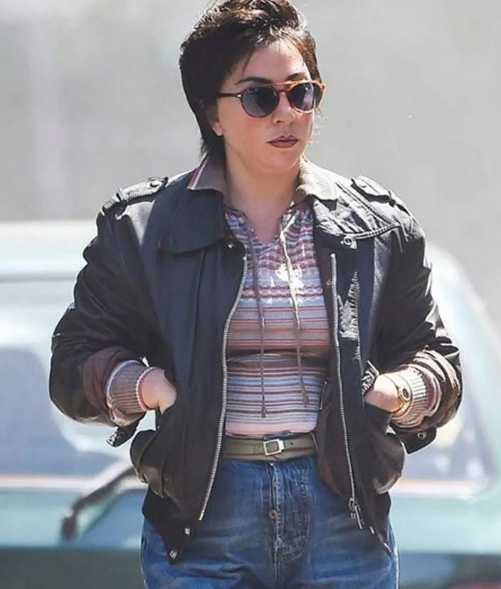 House of Gucci Lady Gaga Leather Jacket