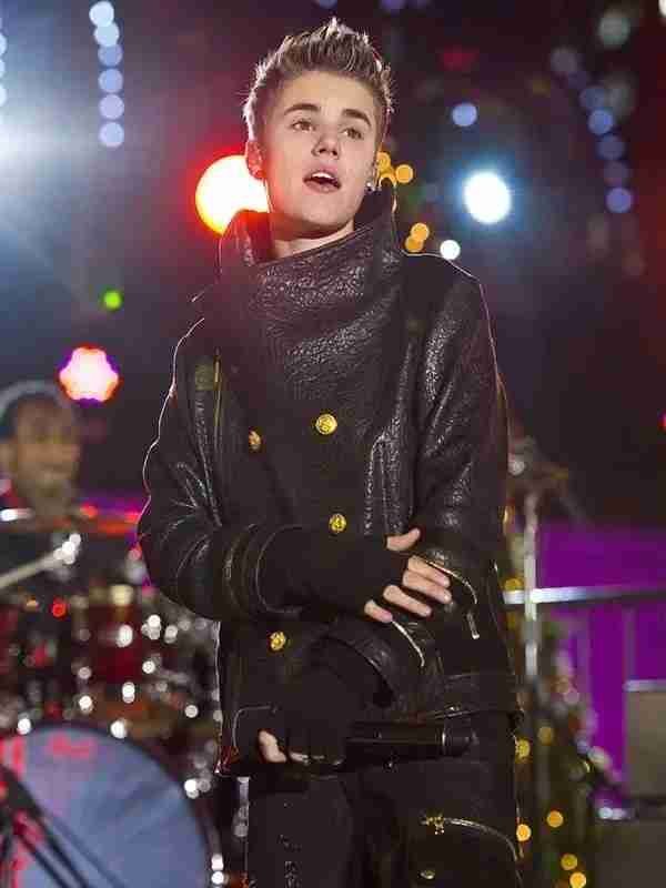 Justin Bieber Christmas Concert Leather Jacket - Copy