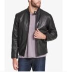 Marc New York Men’s Leather Moto Jacket