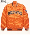 Starter-NFL-Browns-Satin-Orange-Jacket