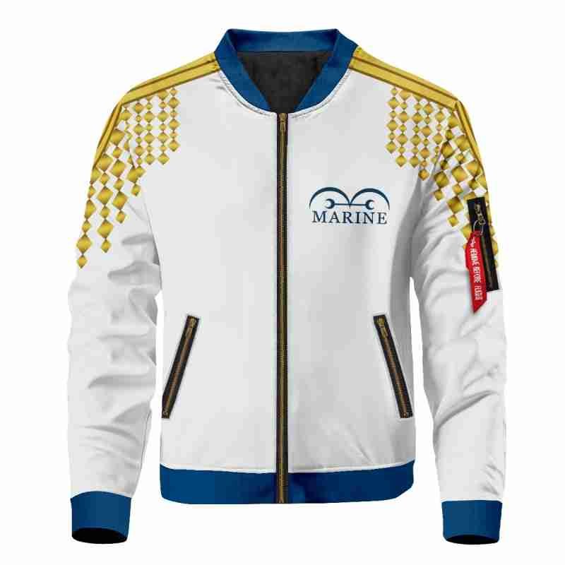 Anime One Piece Marine Bomber Jacket