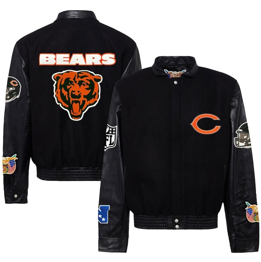 Chicago Bears Jeff Hamilton Varsity Jacket